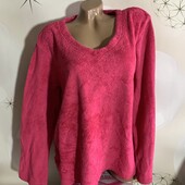 Плюшевая пижамная кофта размер 3хл