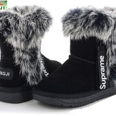 Розпродаж Шикарні стильні уггі натуральний замш 26-30 розмір якість бомба