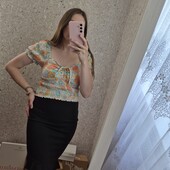 Прекрасна блуза - жатка, стан нової❤️