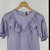Актуальна, об'ємна блуза в клітинку, бренд ❤️ Відмінний стан