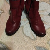 Кожаные, демисезонные полусапожки