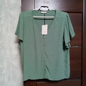 Новая брендовая вискозная блузка р.14(М).