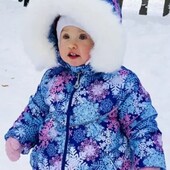 Зимова куртка на дівчинку б/в, р.104, стан +!!!