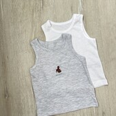 Primark.Набір майок для хлопчика 2 шт ,92 см (1,5/2 роки)