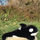 Плюшева касатка довжина 50см. Стан нової