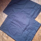 Фірмові чорненькі наволочки 2 шт одним лотом,заміри 58/73