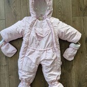 Теплий комбінезон трансформер для дівчинки