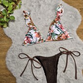 Купальник квітковий верх ✨