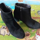 Шкіряні нубук черевики жіночі 41 р. кожаные нубук ботинки 41 р. Весна - осінь 26.5 см Фото з усіх