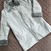 Замшева куртка з утепленням uk14