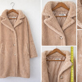 Стильное и уютное пальто, шуба из мягкого эко-меха (teddy).