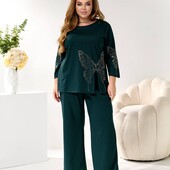 Элегантный женский брючный костюм большие размеры
