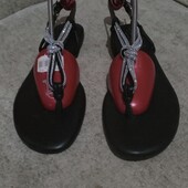 ❤️Брендовые черные все со стразами текстильные босоножки новые❤️Америка.Оригинал!!!Стелька 27,5 см.