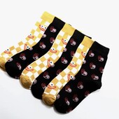 6 пар в лоті.Жіночі, підліткові шкарпетки високі 36-41 р