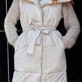 Подовжений жилет/безрукавка єврозима на розмір 48/52