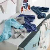 ♕Лот 1 шт♕ Чудові дитячі колготки з органічної бавовни Tchibo(Німеччина) розмір 86-92, синій