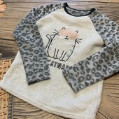 Плюшевая пижамная кофточка на 11/12 лет