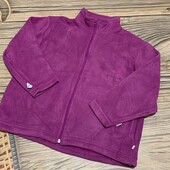Теплая кофта из плотного флиса на 8/9 лет, состояние идеальное
