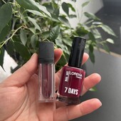 Блиск для губ тестер+лак для нігтів