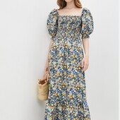 Стрейчивое платье, ткань жатка от F&F