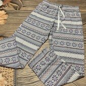 Распродажа! Трикотажные пижамные штаны размер с/м