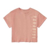 Pepperts! брендовая стильная хлопковая футболка цвет коралловый на рост 158/164 см