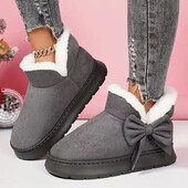 зимние угги автоледи тёплые зимние стелька 23 см. Цвет серый