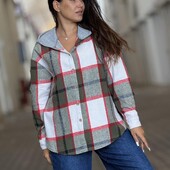 Жіноча кашемірова сорочка з капюшоном