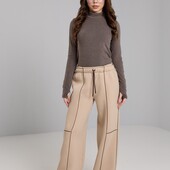 Сучасні теплі щільні штанці для красуні!рр146-164,беж,якість вища! Україна!