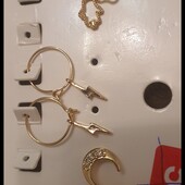 ❣️H&m набір сережок 3 пари