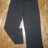 Фірмові трикотажні штанці,можна як низ від піжами,розмір L