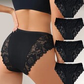 Трусики жіночі♥️♥️♥️В лоті-1 чорні Л