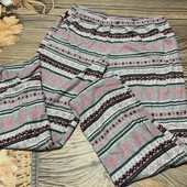 Распродажа! Флисовые пижамные штаны размер Л