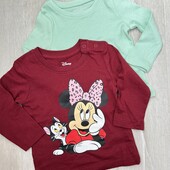 Primark.Набір регланів для дівчинки 2 шт 74 см