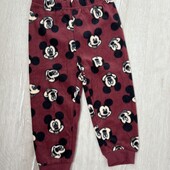 Disney.Теплі флісові штани для дівчинки 86 см (12/18 м)