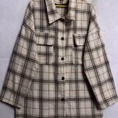 Женская теплая удлиненная рубашка отличного качества