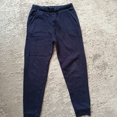 Спортивні сині штани на хлопчика 9 р. 140 р легкий начос