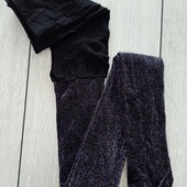 Капронові колготи Primark, з люрексом, 11-12р / 152см