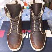 Кожаные утепленные хайтопы.р.р.39.стелька 24.5 см.в хорошем состоянии.Оригинал!