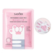 Живильна маска-рукавички для рук з ніацінамідом Sadoer cat paw 35 г