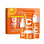 Дорожній вітамінний набір косметики для обличчя 4 в 1 Sadoer 5хVitamin