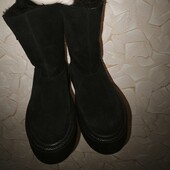 Стильні натуральні зимові сапожки!