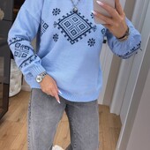 Женский вязаный свитер оверсайз разные цвета