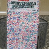 Розтяжна обкладинка для книг Jumbo підходить для книг або папок розміром до 10,5 дюйма x 11,5 дюйма