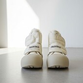 Хіт , Стильні черевики міу на ліпучках з екошкіри утеплення флісом