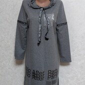 Платье-туника с капюшоном р.42/46
