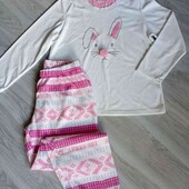 Primark + Love to lounge брендовый флисовый комплект размер M L евро 42/44