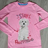 Dunnes stores брендовый пижамный комплект хлопок + штаны велюр рост 140 см