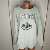 Утеплений блакитний світшот Primark р M, Пог -70