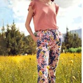 Стильная льняная футболка Esmara  L evro 44/46+6 